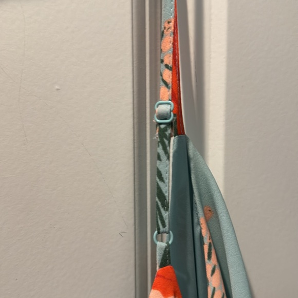 Floral Sleeveless Dress with Ruffle Overlay - Picture 5 of 5